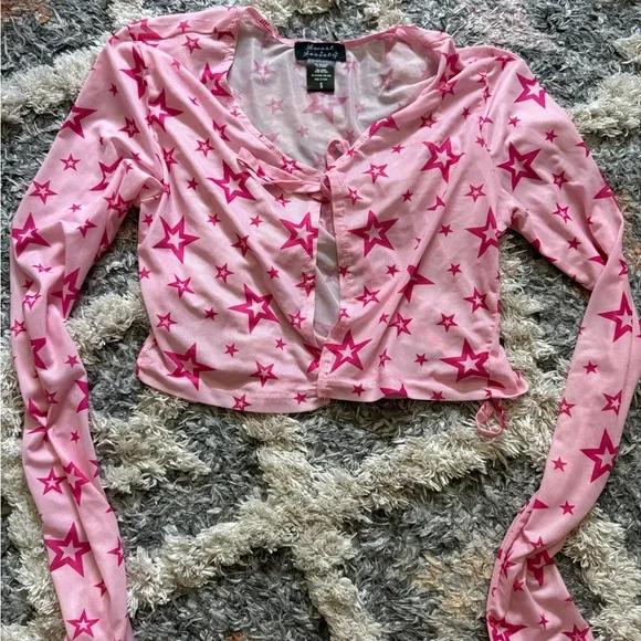 long sleeve pink tops forever 21
